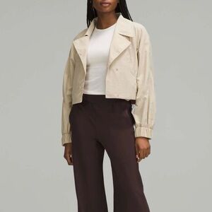 Lululemon Cropped Trench Jacket XS Trench perfect condition